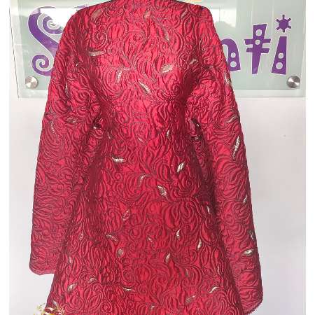 Shaunti Fabrics-Red Brocade-image-01