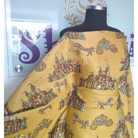 Shaunti Fabrics-Mustard Brocade-image-02