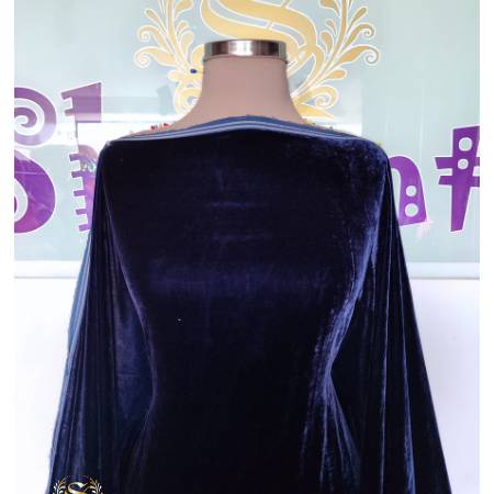Shaunti Fabrics-Navy Blue Velvet-image-01