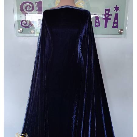 Shaunti Fabrics-Navy Blue Velvet-image-02